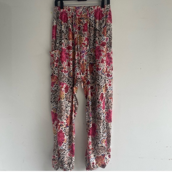 Free People Slinkin Robe & Harem Pants Set In Ivory Combo - Picture 13 of 16